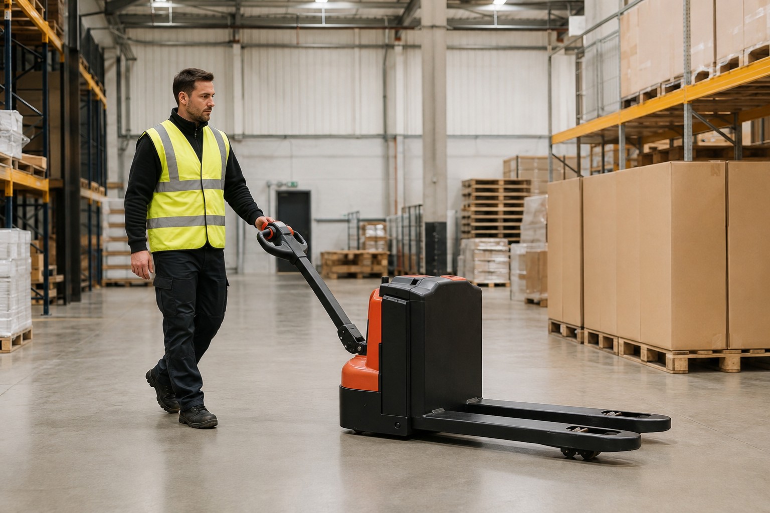 A1 Pedestrian Pallet Truck training equipment