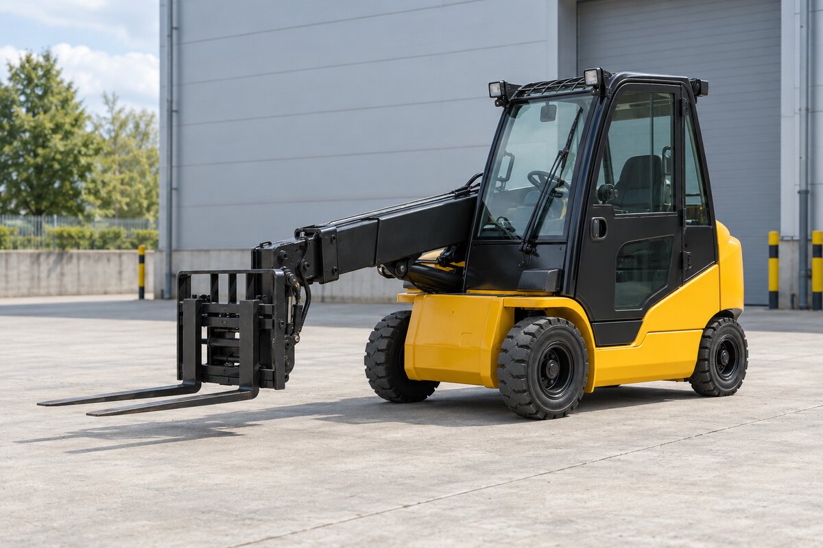 J4 industrial telescopic handler used for operator training