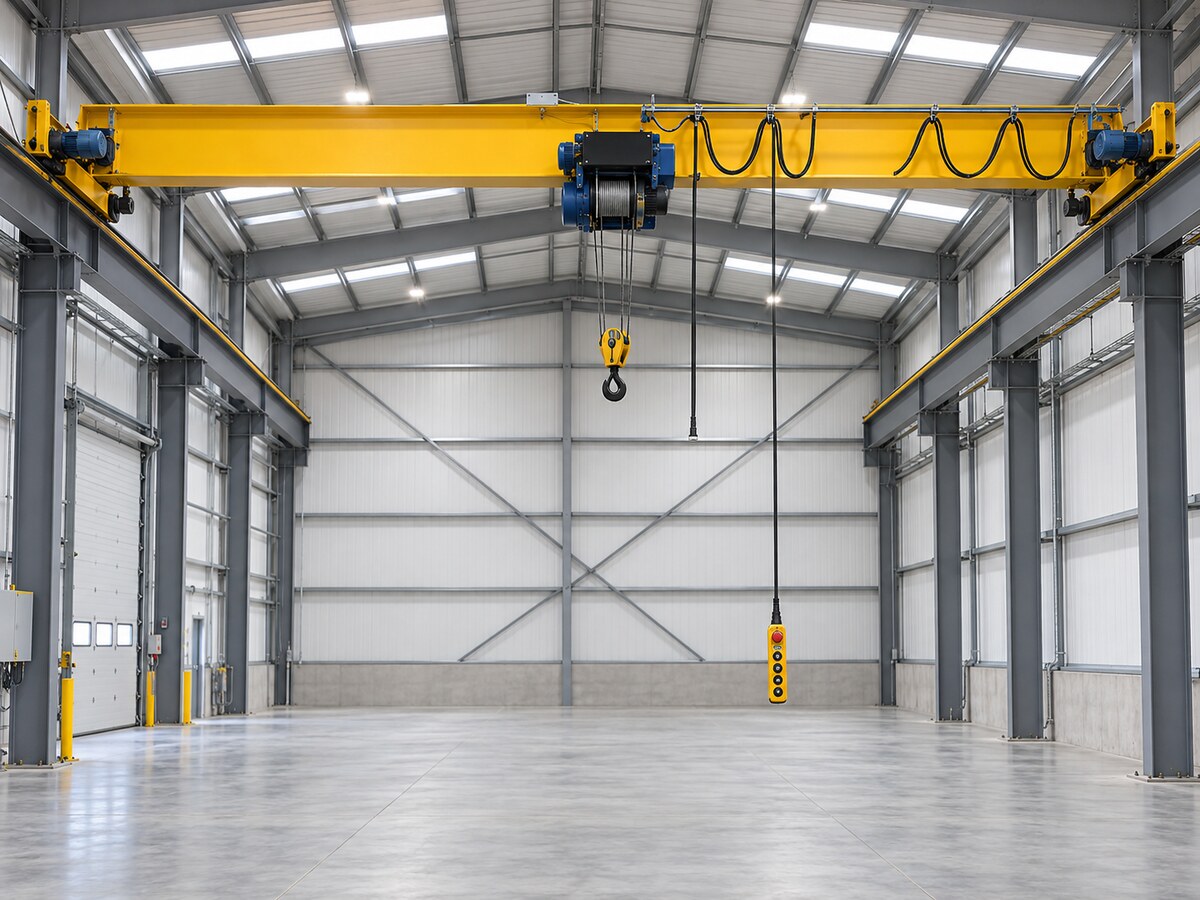 R1 pendant-controlled overhead crane used for operator training
