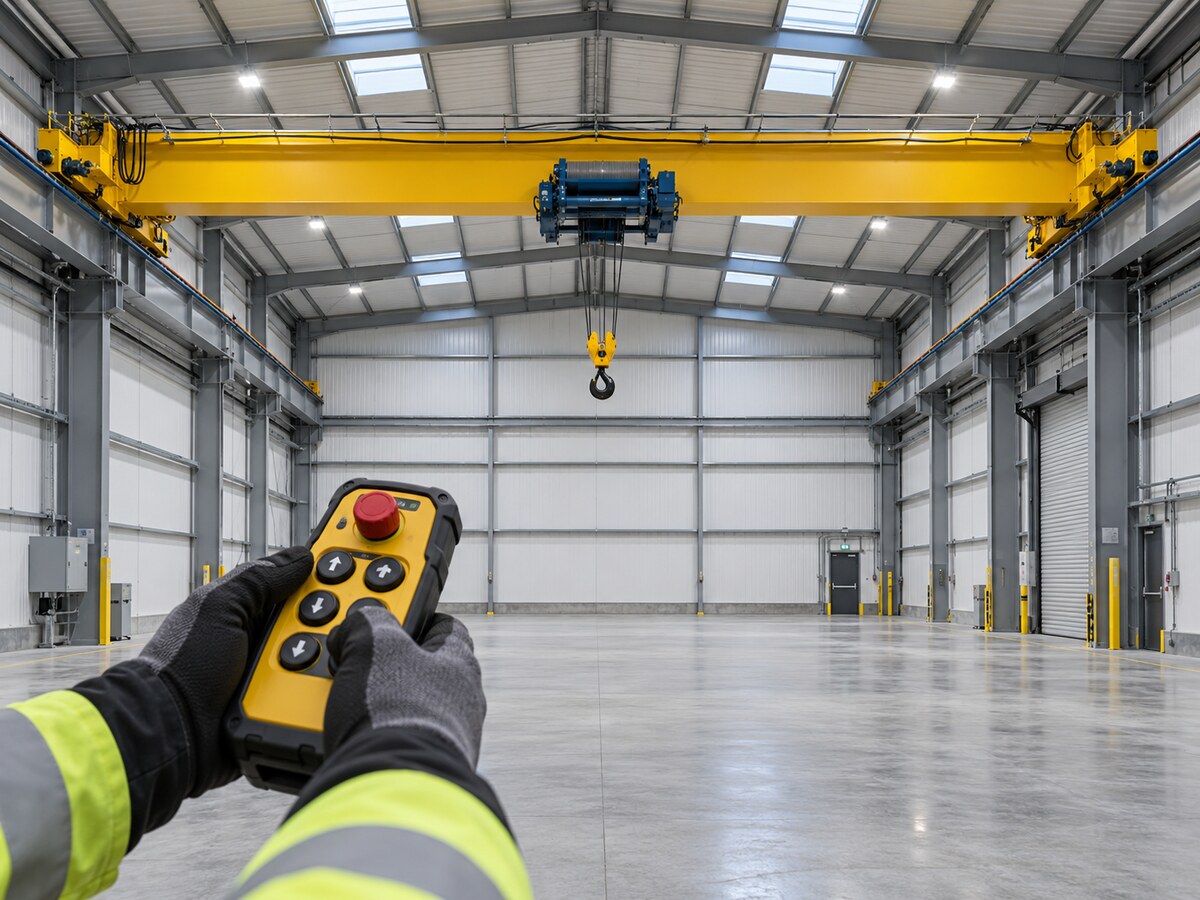 R2 remote-controlled overhead crane used for operator training